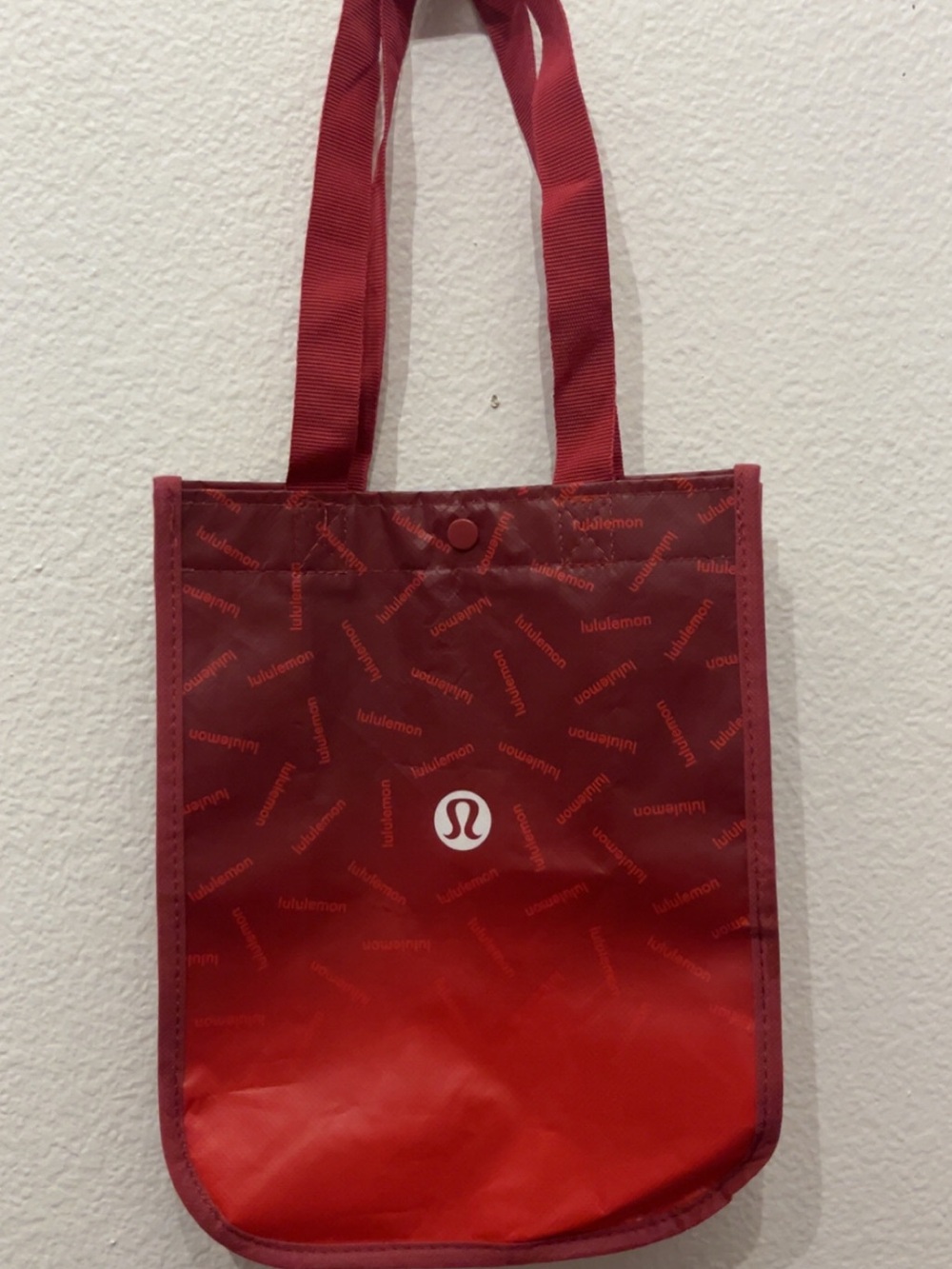 lululemon athletica Red Ombre Logo Tote